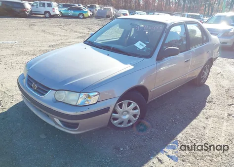2001 Toyota Corolla Le from USA, damaged, VIN 2T1BR12EX1C504513
